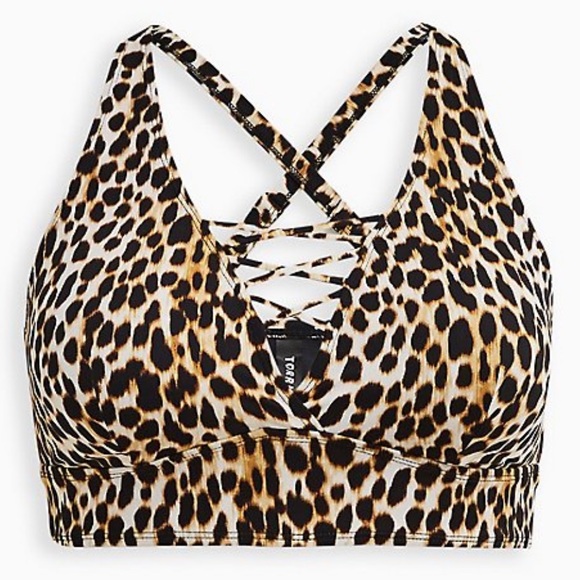 Torrid WIRELESS XO TRIANGLE BIKINI TOP 4X - Picture 4 of 4